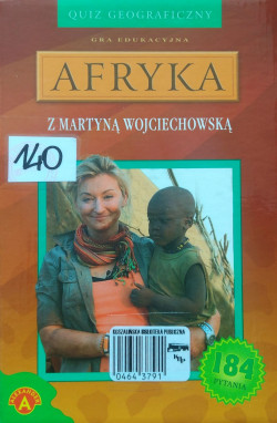 Skan okładki: Quiz geograficzny - Afryka z Martyną Wojciechowską