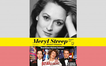 Grafika ilustrująca książkę „Meryl Streep. Znowu ona!” - Michael Schulman