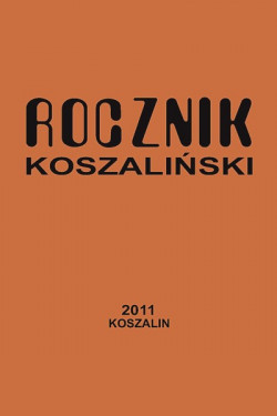 Okładka: Rocznik Koszaliński 2011, nr 39