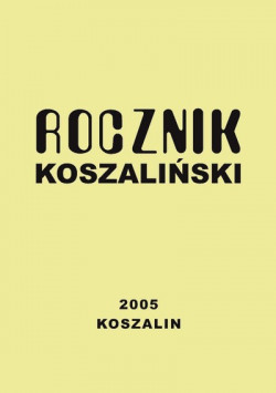 Okładka: Rocznik Koszaliński 2005, nr 33
