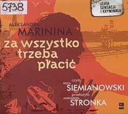 Skan okładki: Za wszystko trzeba płacić