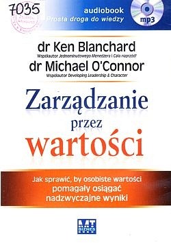 Skan okładki: Zarządzanie przez wartości