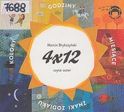 Skan okładki: 4X12 : godziny, miesiące, znaki zodiaku, kolory