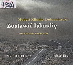 Skan okładki: Zostawić Islandię