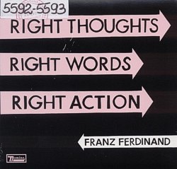 Skan okładki: Right Thoughts, Right Words, Right Action