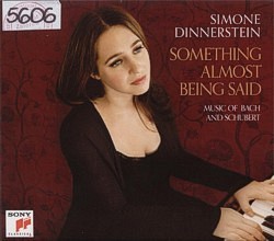 Skan okładki: Something Almost Being Said : music of Bach and Schubert