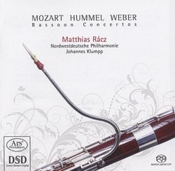 Skan okładki: Mozart Hummel Weber : Bassoon Concertos