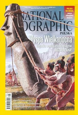 Skan okładki: National Geographic Polska - Nr 8, sierpień 2012