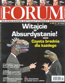 Skan okładki: Forum - Nr 46, 12-18 listopada 2012