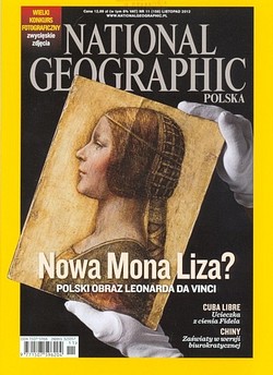Skan okładki: National Geographic Polska - Nr 11, listopad 2012