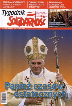 Skan okładki: Tygodnik Solidarność - Nr 9, 1 marca 2013