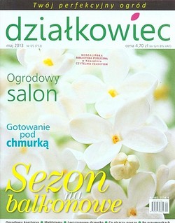 Skan okładki: Działkowiec - Nr 5, maj 2013