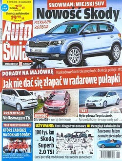 Skan okładki: Auto Świat - Nr 17/18, 22 kwietnia 2013