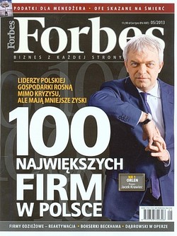 Skan okładki: Forbes - Nr 5, 2013