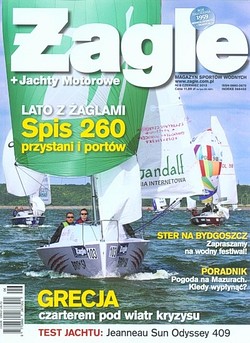 Skan okładki: Żagle - Nr 6, czerwiec 2013