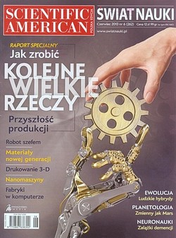 Skan okładki: Scientific American : polska edycja - Nr 6, czerwiec 2013