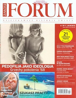 Skan okładki: Nowe Forum - Nr 19, 7-20.06.2013
