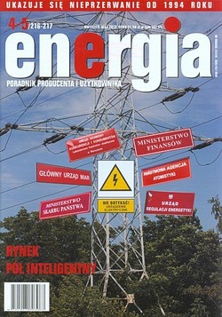 Skan okładki: Energia - Nr 4-5, kwiecień-maj 2013