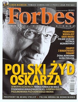 Skan okładki: Forbes - Nr 9, 2013