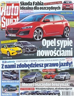 Skan okładki: Auto Świat - Nr 39, 23 września 2013