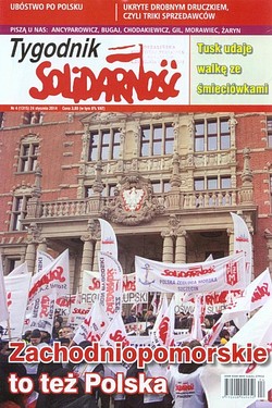 Skan okładki: Tygodnik Solidarność - Nr 4, 24 stycznia 2014