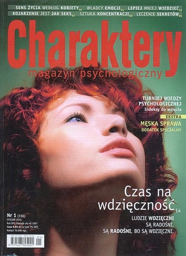 Charaktery : magazyn psychologiczny - nr 1, styczeń 2014