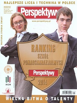 Skan okładki: Perspektywy - Nr 1-2, styczeń-luty 2014