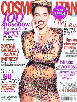 Skan okładki: Cosmopolitan - Nr 01, styczeń 2014