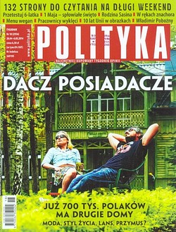Skan okładki: Polityka - Nr 18, 28.04.-6.05.2014