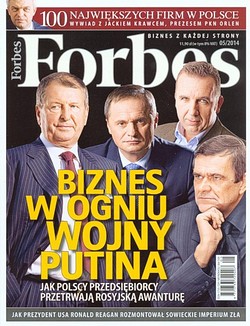 Skan okładki: Forbes - Nr 5/2014