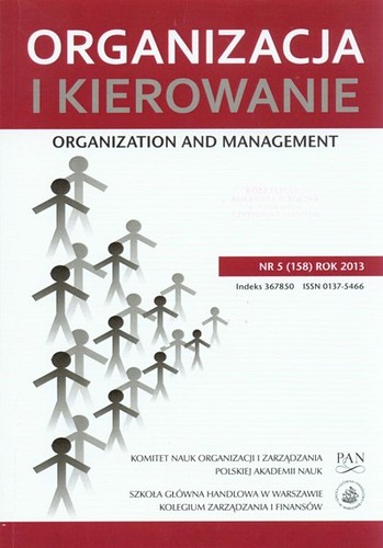 Organizacja i Kierowanie - Nr 5/2013