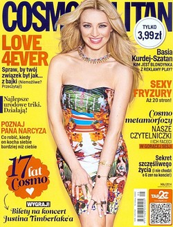 Skan okładki: Cosmopolitan - Nr 5, maj 2014