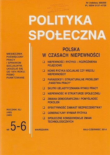 Polityka Społeczna - Nr 5-6/2014