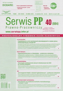 Skan okładki: Serwis PP - Nr 40/2014