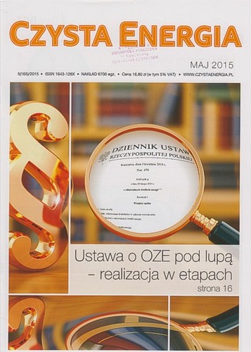 Czysta Energia - Nr 5, maj 2015