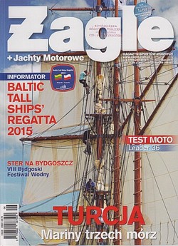 Skan okładki: Żagle + Jachty Motorowe - Nr 6, czerwiec 2015