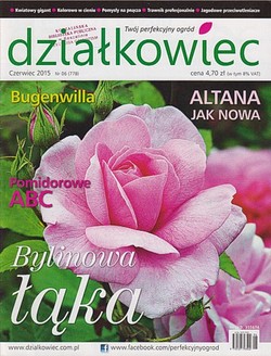 Skan okładki: Działkowiec - Nr 06, czerwiec 2015