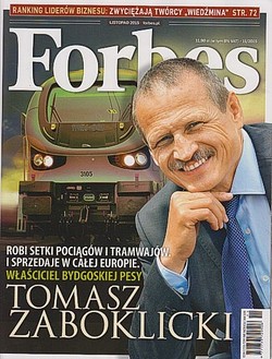 Skan okładki: Forbes - Nr 11, listopad 2015