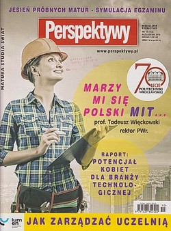 Skan okładki: Perspektywy - Nr 10, październik 2015