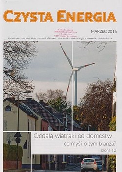 Skan okładki: Czysta Energia - Nr 3, marzec 2016