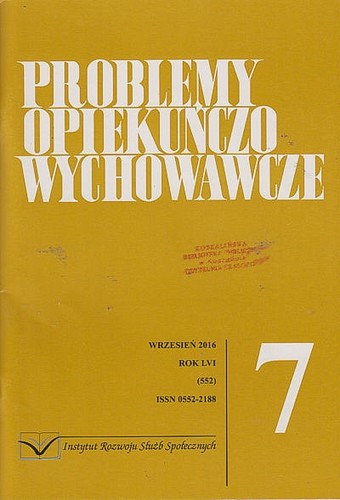 Problemy Opiekuńczo Wychowawcze - Nr 7, wrzesień 2016