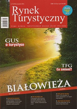 Skan okładki: Rynek Turystyczny - Nr 9, wrzesień 2016