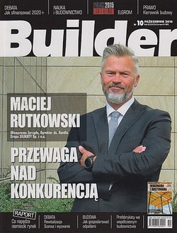 Skan okładki: Builder - Nr 10, październik 2016