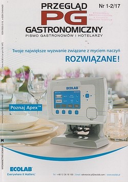 Skan okładki: Przegląd Gastronomiczny - Nr 1-2/2017