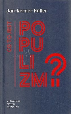 Skan okładki: Co to jest populizm?