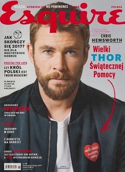 Skan okładki: Esquire Polska - Nr 06, listopad/grudzień 2017