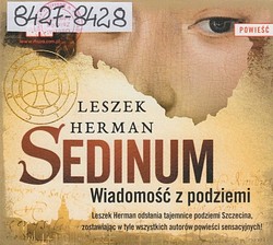 Skan okładki: Sedinum : wiadomość z podziemi