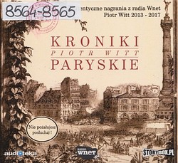 Skan okładki: Kroniki Paryskie