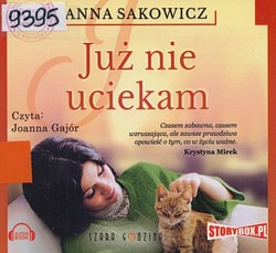 Skan okładki: Już nie uciekam