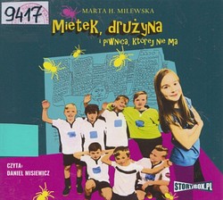 Skan okładki: Mietek, drużyna i piwnica, której nie ma